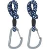 LÄSSIG Ganci per Passeggino Porta Borse Appendere Borse Shopping Borsa per Passeggino 2 pezzi/Stroller Hooks Cord black/blue/vanilla