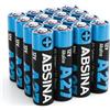 ABSINA 401035 ABSINA 16x Batteria 27A 12V per Apriporta Garage e molto altro - A27 batteria a prova di perdite e di lunga durata - 27A 12V batterie