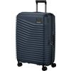 Samsonite Intuo - Spinner M, valigia espandibile, 69 cm, 79/87 L, blu (Blue Nights)