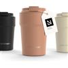 LARS NYSØM Tazza Termica per caffè Thermo Coffee Mug-to-Go 380ml | Tazza da Viaggio 0,38 Litri con Isolamento | In Acciaio Inox e Tenuta stagna per caffè e tè (Blush Rose, 380ml)