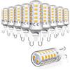 Bonlux Lampadine LED G9 Dimmerabile 4W Equivalente Alogena 40W G 9, Bianco Calda 2700K, Lampade LED Attacco GU9, Risparmio Energetico, Senza Sfarfallio, Angolo a fascio 360 °, AC 220-240V, 10 Pezzi