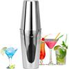 CKductpro Kit Bartender, Boston Cocktail Shaker in acciaio inossidabile Bar Set, Boston 20oz+25oz, Libretto Di Ricette, Agitatore per cocktail, d'argento