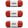 Caron Simply Soft - Gomitolo di filato color cachi, 3 confezioni da 170 g, acrilico, 4 medi (pettinati), 300 m, per lavori a maglia/uncinetto