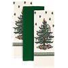 Spode Avanti Linens Spode Christmas Tree Collection, cotone, multicolore, 3 pezzi