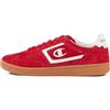 Champion Cl78 S Low, Sneakers Uomo, Rosso/Bianco/Marrone Chiaro (RS001), 44.5 EU
