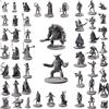 Path Gaming 50 miniature uniche fantasy da tavolo RPG figure per Dungeons and Dragons, Pathfinder giochi di ruolo. Bulk non verniciato, ideale per D & D
