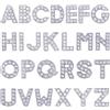 SUNNYCLUE 1 Scatola 52 Pezzi Perline con Strass Perline Lettera Dell'Alfabeto Strass Lettera Ciondoli Lucidi AZ Alfabeto Ciondoli Cursore Distanziatore Sfuse per Creaz