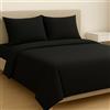 MAXIME MAISON - Completo Lenzuola Una Piazza e Mezza in Cotone Made in Italy, Set Lenzuola 1 Piazza e Mezza con Federa Tinta Unita, Biancheria da Letto Certificata Oeko Tex Standard 100