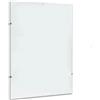 Decor Space Cornice a giorno espositore porta foto e documenti da parete con lastra in Crilex e supporto in MDF (60 x 80 cm)