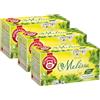 Pompadour, Infuso Melissa, 60 Filtri (3 Confezioni da 20 Filtri), Rlassante e Distensivo, Ideale per la Sera, 100% Naturale, Senza Lattosio, Glutine e Allergeni, Vegan