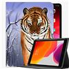 YENDOSTEEN Caso per iPad 9.7 2018/2017, Tiger Predator Big Cat Case Slim Shell Cover per iPad 9.7 pollici