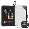 flintronic Porta Segnapunti da Golf Regolare, Porta Segnapunti Unisex, Matita, Moneta Rotonda, Segnapunti*4, con Slot per Schede e Passante per Matita