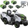 EGO TR 3801 E - B - Trattorino tagliaerba a batteria con cesto - 56V/40Ah