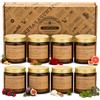 YINUO LIGHT Candele Profumate Set di 8 Pezzi in Vetro, 800g Cera di Soia Profumo di Rose, Legno di teak, Amber, Menta und Grapfruit Aromaterapia Set Candele Compleanno Regalo per Mamma, Durata Fino a 200 Ore