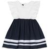 Chicco, Vestito Bambina a Maniche Corte, Comodo e alla Moda, in Morbido Cotone, Lavabile in Lavatrice, Abbigliamento Neonata 0-24 Mesi, Designed in Italy