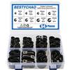 BESTYCHAO Fascette stringitubo in gomma P clip, 64 pezzi, morsetti a P, in acciaio inox, in 8 misure, 6 mm, 8 mm, 10 mm, 13 mm, 16 mm, 19 mm, 22 mm, 25 mm