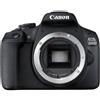 Canon EOS 2000D BK BODY EU26 Corpo della fotocamera SLR 24,1 MP CMOS 6000 x 4000 Pixel Nero GARANZIA ITALIA