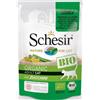 Schesir Bio per Gatto Adult in Busta da 85g Gusto Pollo Maiale e Zucchine