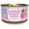 Schesir Baby per Kitten Filetti in Brodo da 70 gr Gusto Pollo con Fegato di Pollo