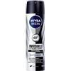 Nivea Men, confezione da Deo Spray per gli uomini, anti-traspirante di protezione, senza macchie, 6 X 150 ML, Invisible For Black and White