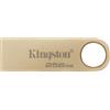 Kingston Pen drive 256GB Kingston DataTraveler SE9 G3 1220MB/S Usb 3.2 Gen1 Oro [DTSE9G3/256GB]