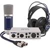 SubZero BASE-2 Kit Studio di Registrazione Audio Musicale con Microfono, Interfaccia Audio e DAW