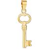 NKlaus catena ciondolo chiave 333 oro giallo 8 carati 19x7mm ciondolo amuleto talismano 14405
