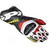 Spidi Guanti Moto In Pelle Racing Spidi CARBO 7 Nero Bianco Giallo
