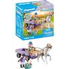 PLAYMOBIL Horses of Waterfall 71496 Carrozza con Pony, Incantevole Escursione con Pony, Avventure emozionanti al Waterfall Ranch, Giocattolo per Bambini dai 4 Anni in su