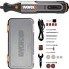 WORX 8V Utensile Rotativo Cordless WX106, Caricamento USB, Dimensione Pinze 3,2 mm, Controllo Velocità Variabile, Mini Trapano Elettrico Smerigliatrice con 23 Accessori,Design Leggero e Compatto