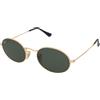 Ray-Ban Oval Flat Lenses RB3547N 001 | Occhiali da Sole Graduati o Non Graduati | Prova Online | Unisex | Metallo | Tondi, Ovali / Ellittici | Oro | Adrialenti