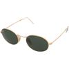 Ray-Ban Oval RB3547 001/31 | Occhiali da Sole Graduati o Non Graduati | Prova Online | Unisex | Metallo | Ovali / Ellittici | Oro | Adrialenti