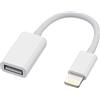zoyuzan Adattatore da Lightning a USB Cavo OTG per Apple iPhone 14 13 12 11 Pro Max 7 8 Plus X SE XS XR Per iPad Air Chiavetta Scaricare Foto Mouse Lettore Schede Accessori Card Reader Jack Sdoppiatore
