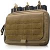 WYNEX Molle Admin Pouch di stile canguro, borsa tattica per attrezzi con inserto a striscia Mag/cerniera, organizer modulare per borsa medica EDC, toppa di fissaggio inclusa