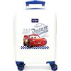 Disney Joumma Bags, Disney Cars RD Trip, Valigia Cabina, Valigia per bambini, Realizzata in ABS, un materiale rigido e leggero, ruote doppie a rotazione multidirezionale, chiusura a combinazione laterale.,
