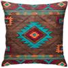 Xchinkl Copricuscino vintage astratto etnico Nativo Americano Sud-Ovest Indiano Azteco Navajo Camera da letto Copri cuscino decorativo per la casa Divano Divano Cuscino quadrato Federa 45 x 18 pollici