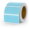 YIKIADA Blu Direct - Etichette termiche in vinile, 2,5 x 5,1 cm, autoadesive, rettangolari, impermeabili, per stampante, etichette per nome, codice QR, indirizzi fai da te, ufficio, 500 pezzi