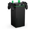 Generic Ventola di raffreddamento superiore console per Xbox SeriesX/S, ventola del sistema di raffreddamento superiore con gancio per il controller console per Xbox SeriesX/S