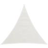 Windhager Tenda Da Sole Capri, Bianca, Triangolare, Tessuto Hdpe, 5 x 5 x 5 M, 225 g per m², Protezione Solare Per Patio, Balcone O Piscina, Corda Di Fissaggio, Resistente Agli Strappi, Lavabile