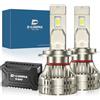 D-Lumina Lampadina H7 LED Canbus 130W 26000LM,Chip CPS 6500K 500% Brillante,Funziona Sia Per Con Lenticolari Che Senza Lenticolari,Raffreddamento con Tubo di Rame Spesso,LED Lampada Luci,2 pezzi