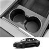 CDEFG Compatibile con Tesla Model 3 2025 Highland Console Centrale Portabicchieri, Silicone Supporto per Tazza Organizer Model 3 2025 Highland Auto Interno Accessori
