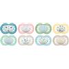 MAM | Ciuccio originale classico 6+ mesi (2 pezzi) colore casuale - Ciuccio in silicone simmetrico e anatomico - tettarella con scatola di trasporto e sterilizzazione