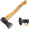 Xforst Ascia Xforst X-AG2, accetta in acciaio al carbonio forgiato. Ascia da spacco, ascia forestale con manico in legno di frassino, lunghezza 45 cm, peso 1,3 kg