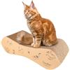 Creative Pets Tiragraffi Cartone per Gatti Adulti | Tiragraffi su Due Lati 57x21x16 cm | Accessori Gatto Cartone Naturale di Alta Qualità | Graffiatoio per Gatti Mobile Resistente | Giochi per Gatti