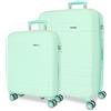MOVOM Set di valigie Galaxy, 40 x 55 x 20 cm, 48 x 68 x 27 cm, Azulon, 40 x 55 x 20 cm, 48 x 68 x 27 cm, Set di 2 valigie