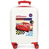 Disney Joumma Disney Cars Lets Race Valigia da cabina, ABS rigido Serratura a combinazione laterale 4 ruote Doppio bagaglio a mano