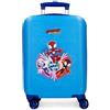 Marvel Disney Spidey Power of 3, valigia per bambini, realizzata in ABS, pratica interna con due scomparti, quattro ruote doppie a rotazione multidirezionale, di Joumma Bags., blu, 33 x 50 x 20 cm,