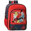 Marvel Joumma Marvel Spiderman Urban Zaino Scuola Adattabile a Carrello Rosso 30 x 40 x 13 cm Poliestere 15,6 L, rosso, Zaino scuola adattabile a carrello