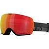 Giro Article II - Maschera da neve, colore nero e grigio fluo, con lenti a infrarossi Vivid Ember/Vivid - Taglia unica