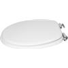 em Originale Sedile WC Bianco Universale Igienico Chiusura Ammortizzata Soft Closing Tavoletta Copriwater